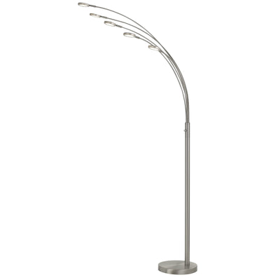 CREMONA INTEGRATED LED METAL ARC FLOOR LAMP