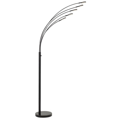 CREMONA INTEGRATED LED METAL ARC FLOOR LAMP