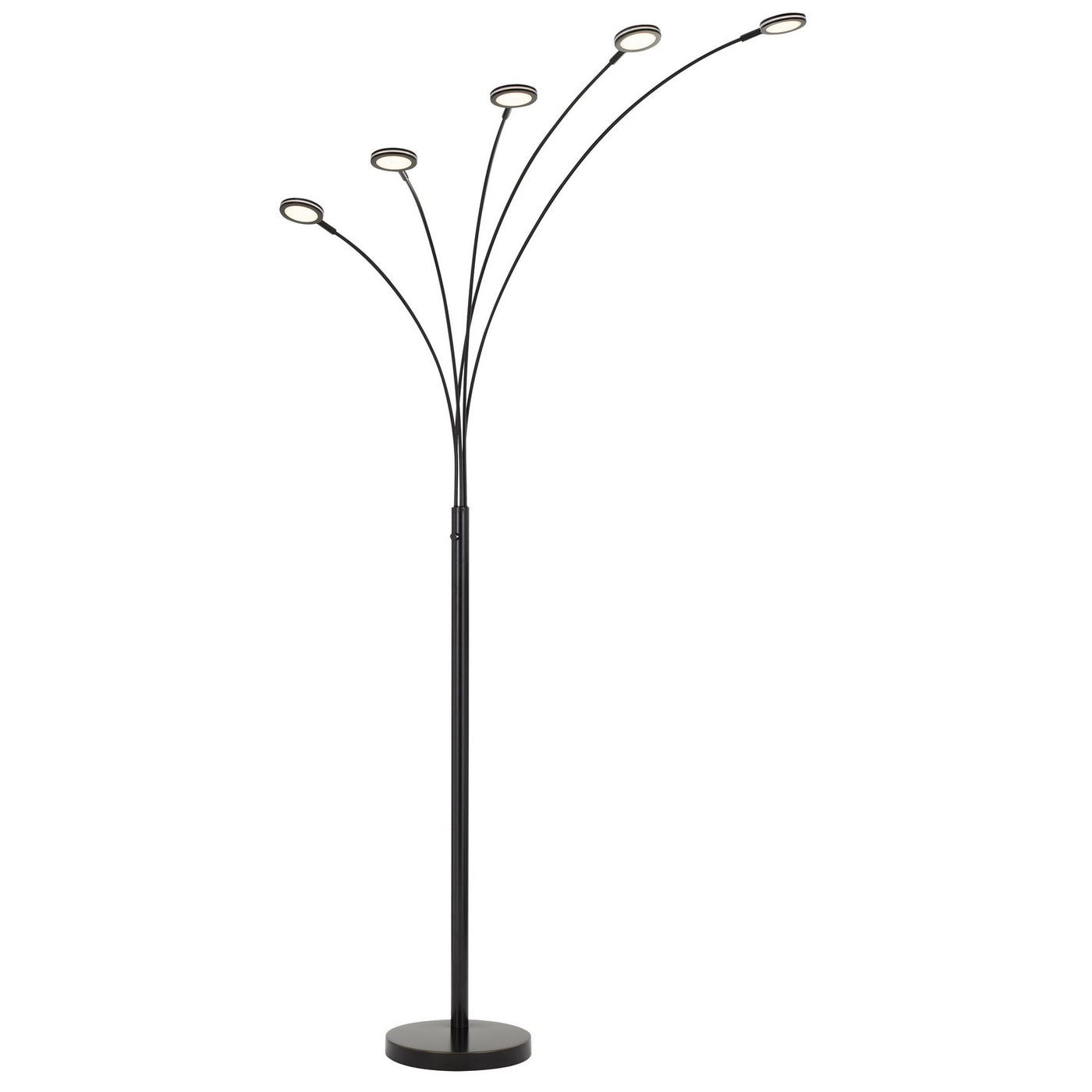 Cremona integrated LED Metal Arc Floor Lamp