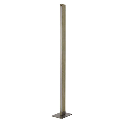 Colmar integrated LED Rubber wood floor lamp with dimmer control. 24W, 2100 lumen, 3000K.