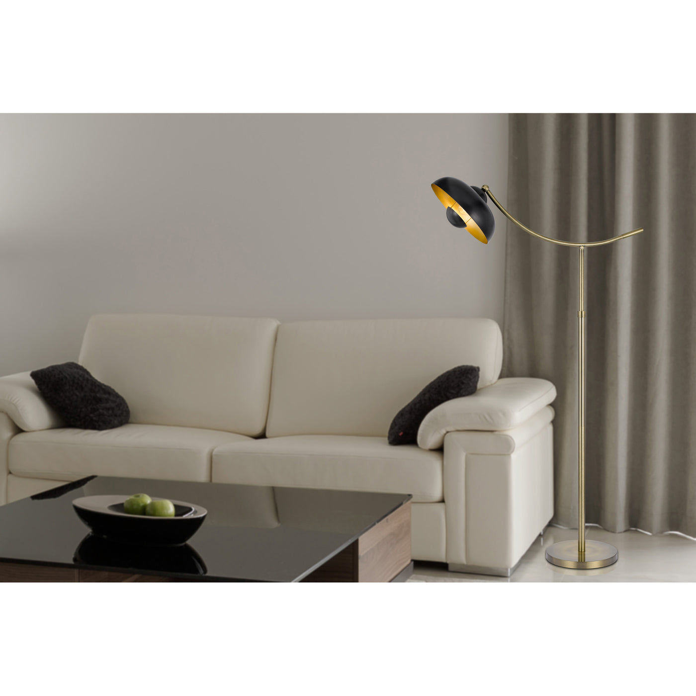 100W PLANETOID ADJUSTABLE METAL ARC FLOOR LAMP