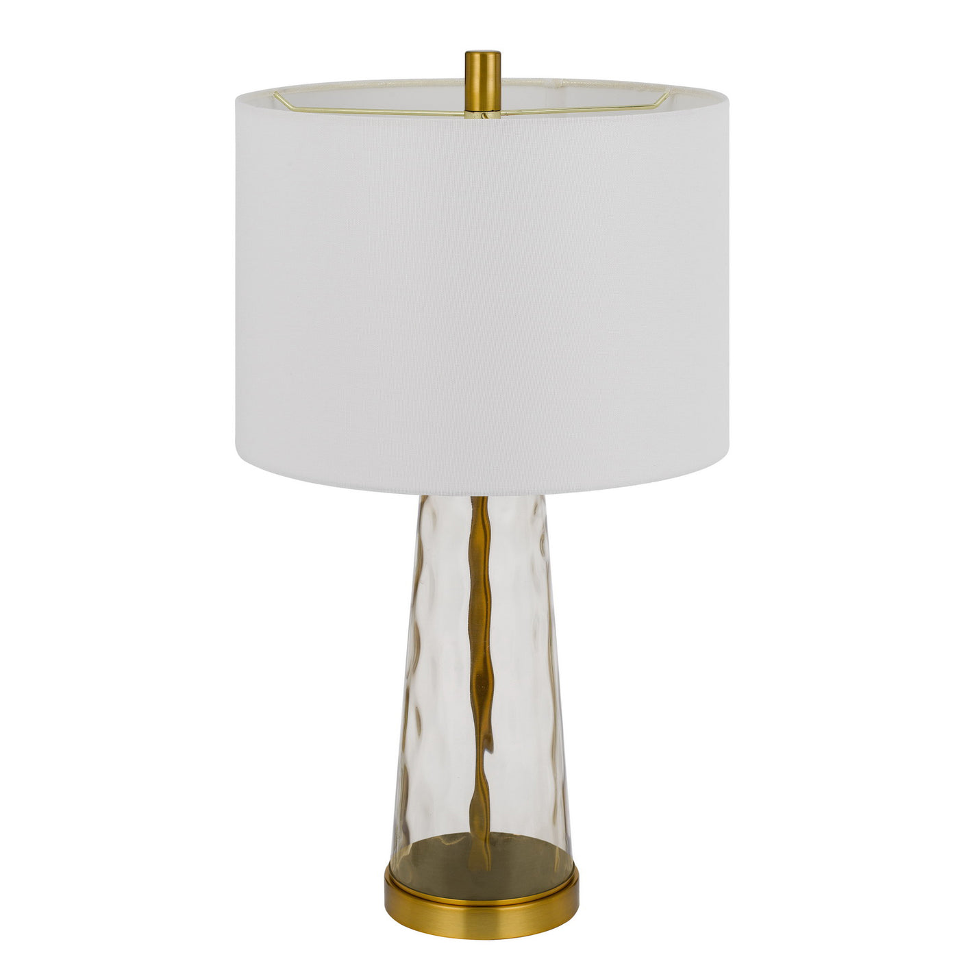 100W HEBER GLASS TABLE LAMP. PRICED AND SOLD AS PAIRS