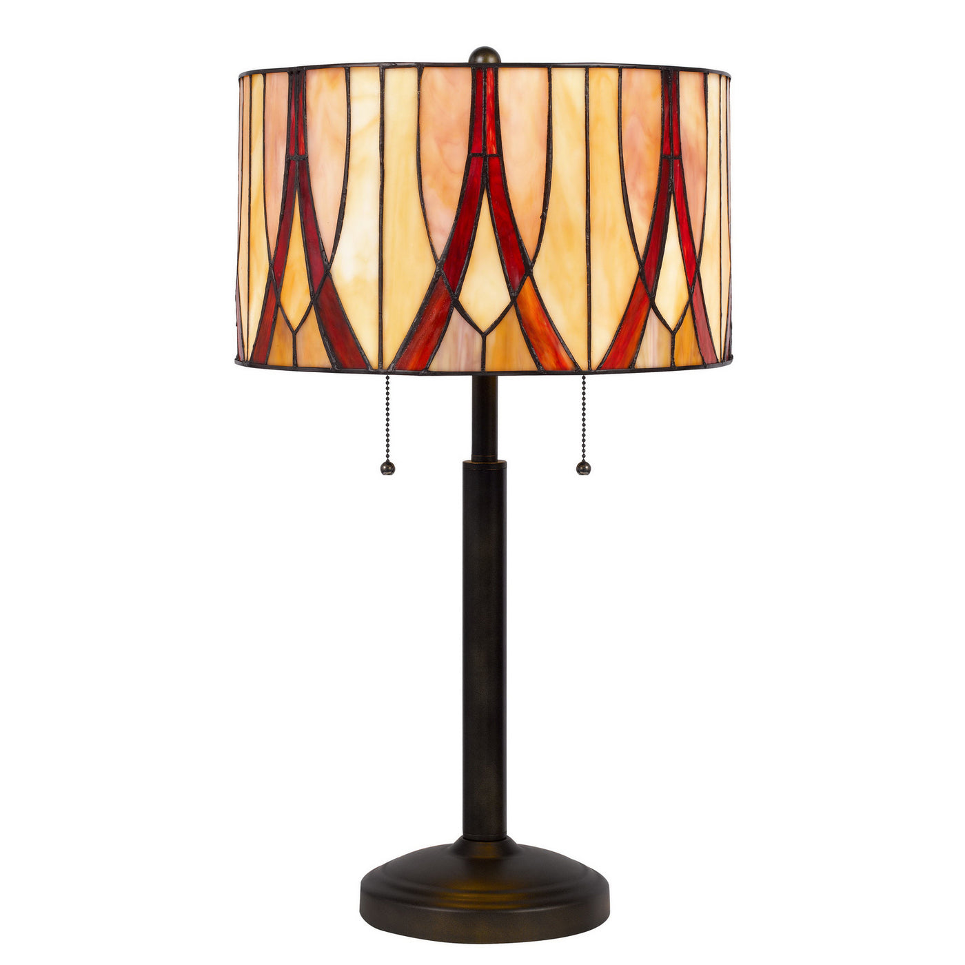 60W x 2 Tiffany table lamp