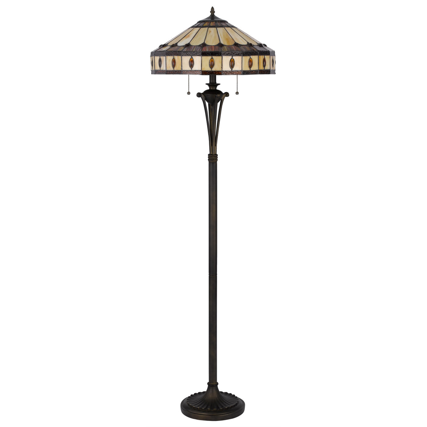 60W X 2 TIFFANY FLOOR LAMP