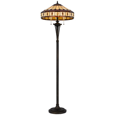 60W X 2 TIFFANY FLOOR LAMP