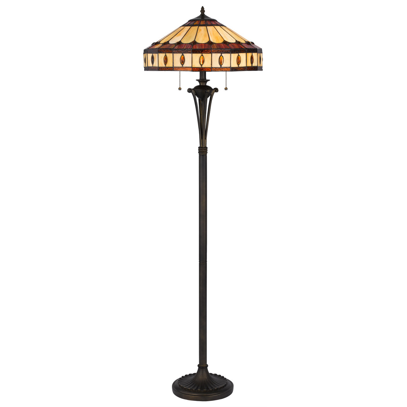 60W x 2 Tiffany floor lamp