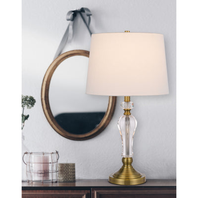 100W EASTHAM CRYSTAL TABLE LAMP - SOLD AND PRICED AS A PAIR