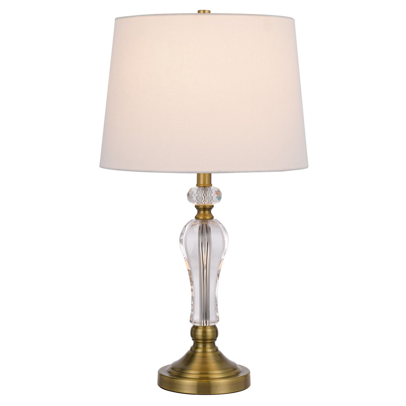 100W EASTHAM CRYSTAL TABLE LAMP - SOLD AND PRICED AS A PAIR