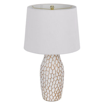 100W ELMIRA CERAMIC TABLE LAMP. PRICED AND SOLD AS PAIRS