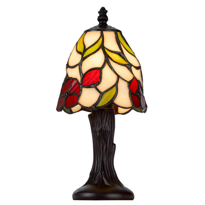 40W METAL/RESIN TIFFANY ACCENT LAMP WITH INLINE SWITCH