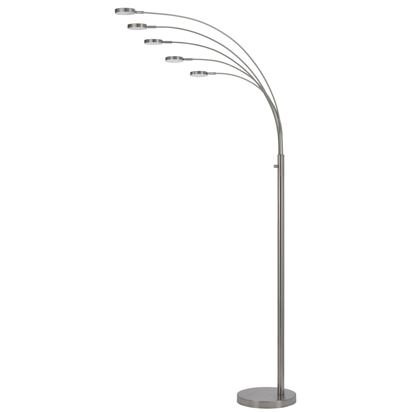 MALIBU INTERGRATED LED 8W X 5 METAL ARC FLOOR LAMP Floor Lamp Cal Lighting