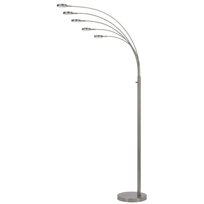 MALIBU INTERGRATED LED 8W X 5 METAL ARC FLOOR LAMP Floor Lamp Cal Lighting