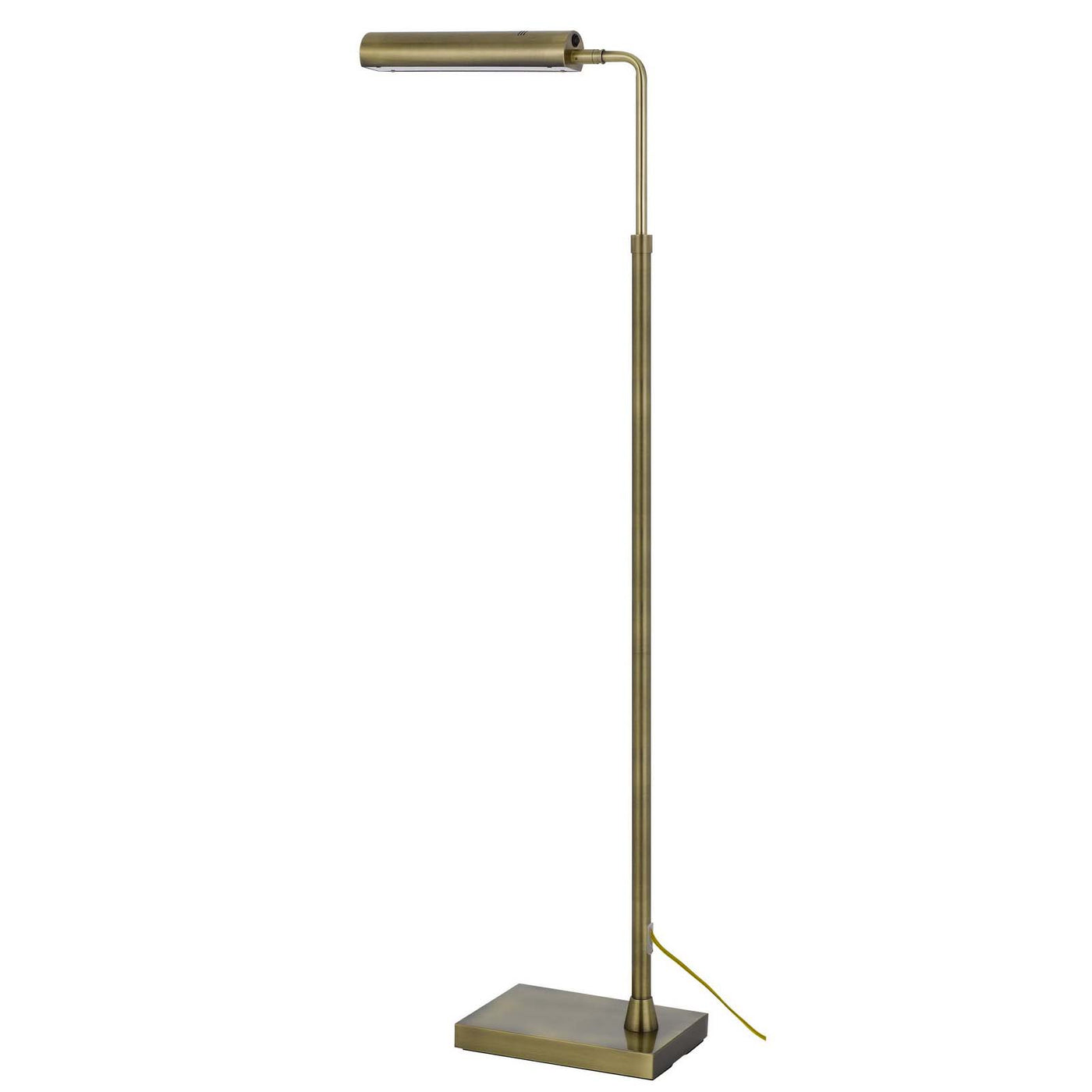 DELRAY 17W, 3000K NON DIMMABLE INTEGRATED LED METAL FLOOR LAMP WITH ADJUSTABLE HEIGHT Floor Lamp Cal Lighting