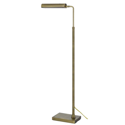 DELRAY 17W, 3000K NON DIMMABLE INTEGRATED LED METAL FLOOR LAMP WITH ADJUSTABLE HEIGHT Floor Lamp Cal Lighting