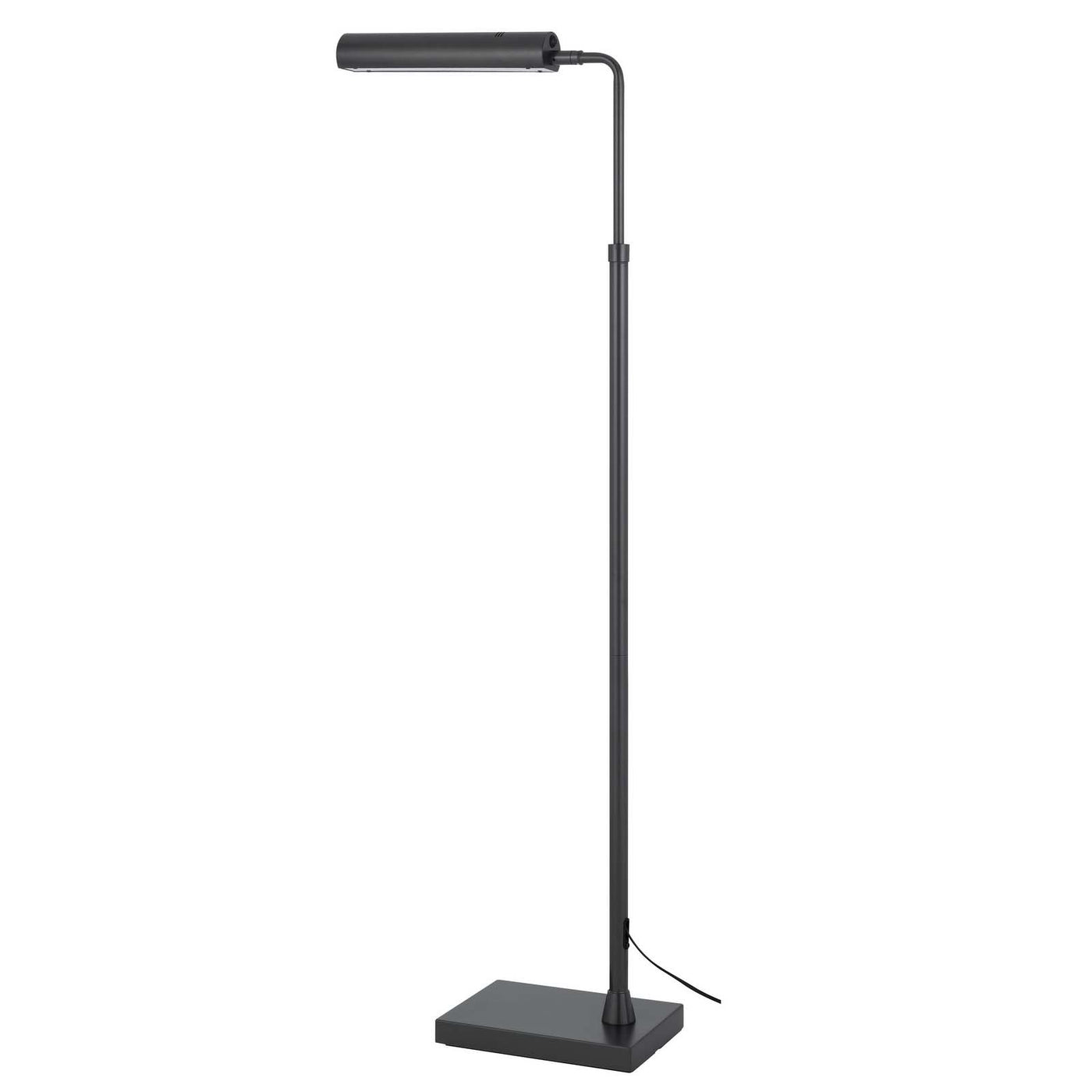 DELRAY 17W, 3000K NON DIMMABLE INTEGRATED LED METAL FLOOR LAMP WITH ADJUSTABLE HEIGHT