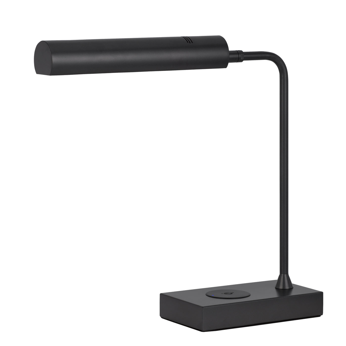 DELRAY 12W INTERGRATED LED METAL DESK LAMP WITH WIRELESS CHARGING PORT Table Lamp Cal Lighting