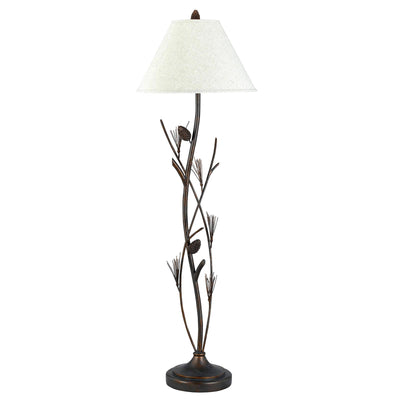 150W 3WAY PINE TWIG IRON FL LP Floor Lamp Cal Lighting