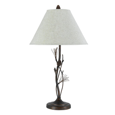 150W 3WAY PINE TWIG IRON TB LP Table Lamp Cal Lighting