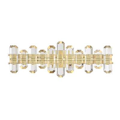 Bolton 3 Light Aged Brass Bathroom Vanity Bath and Vanity Crystorama