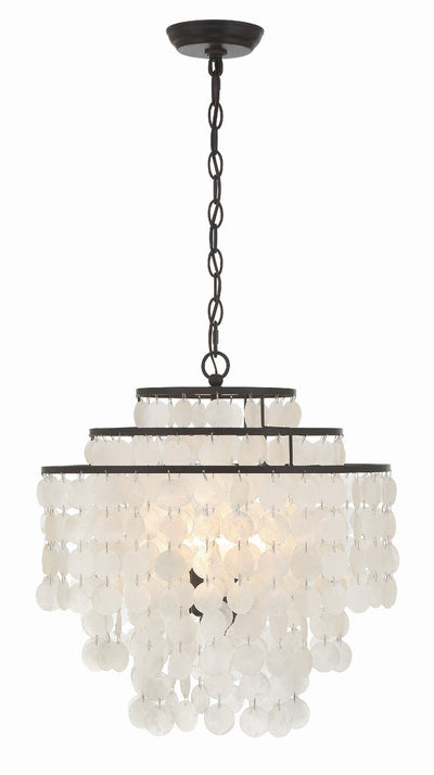 Brielle 4 Light Dark Bronze Chandelier Chandelier Crystorama