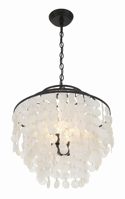 Brielle 4 Light Dark Bronze Chandelier Chandelier Crystorama