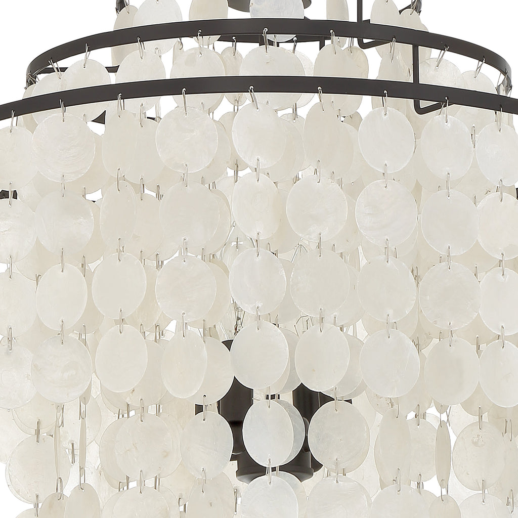 Brielle 4 Light Dark Bronze Chandelier Chandelier Crystorama