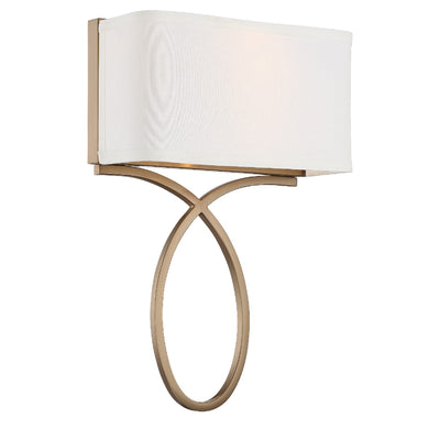 Brinkley 2 Light Vibrant Gold Sconce Wall Sconce Crystorama