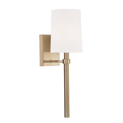 Bromley 1 Light Polished Nickel Sconce Wall Sconce Crystorama