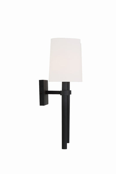 Bromley 2 Light Black Forged Sconce Wall Sconce Crystorama