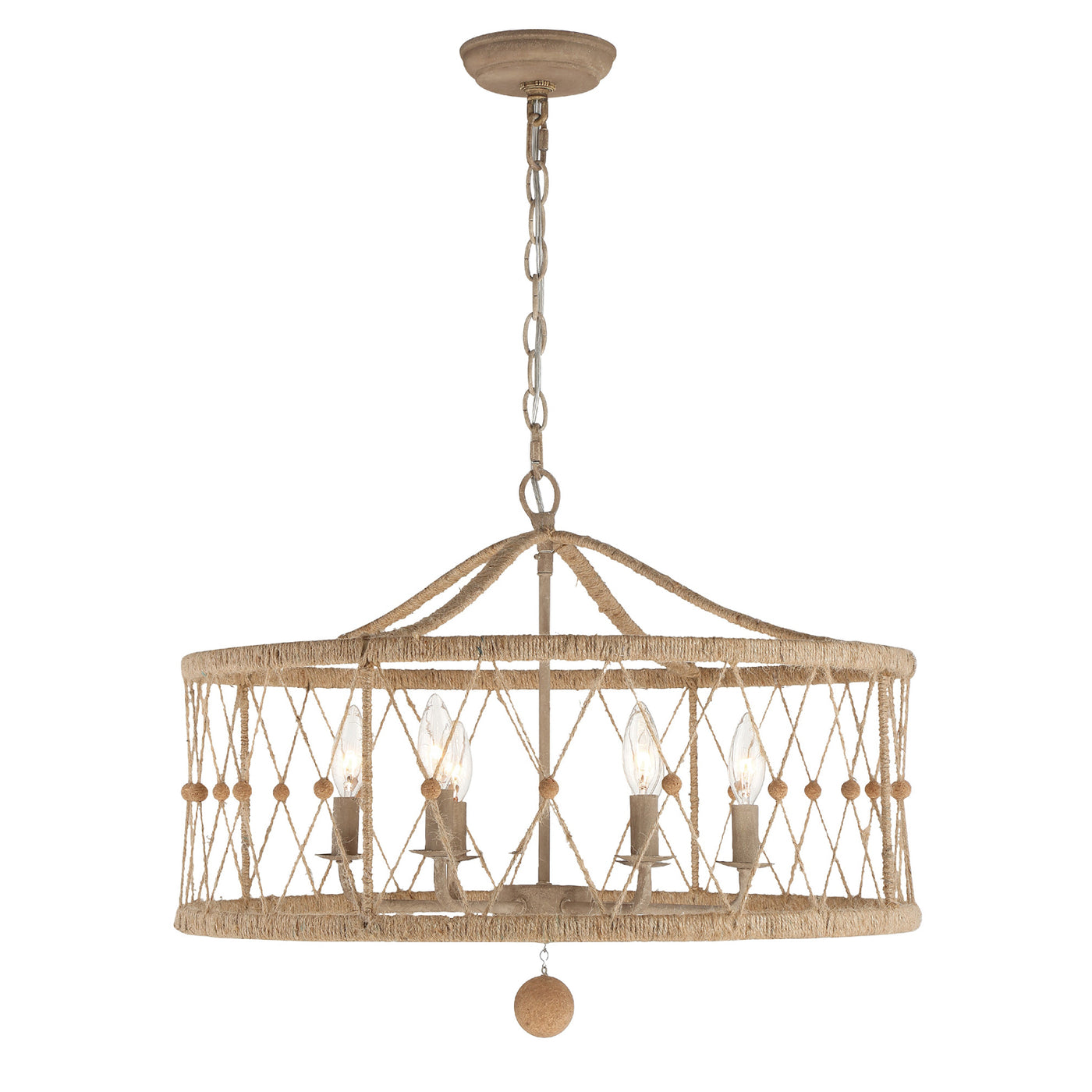 Brixton 6 Light Burnished Silver Chandelier Chandelier Crystorama