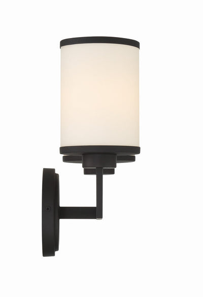 Bryant 2 Light Black Forged Sconce Wall Sconce Crystorama