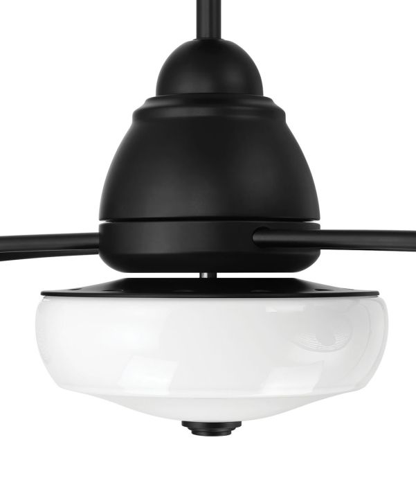 48" Bellows II Indoor/Outdoor (Damp) in Flat Black w/ Flat Black Blades Ceiling Fan CRAFTMADE