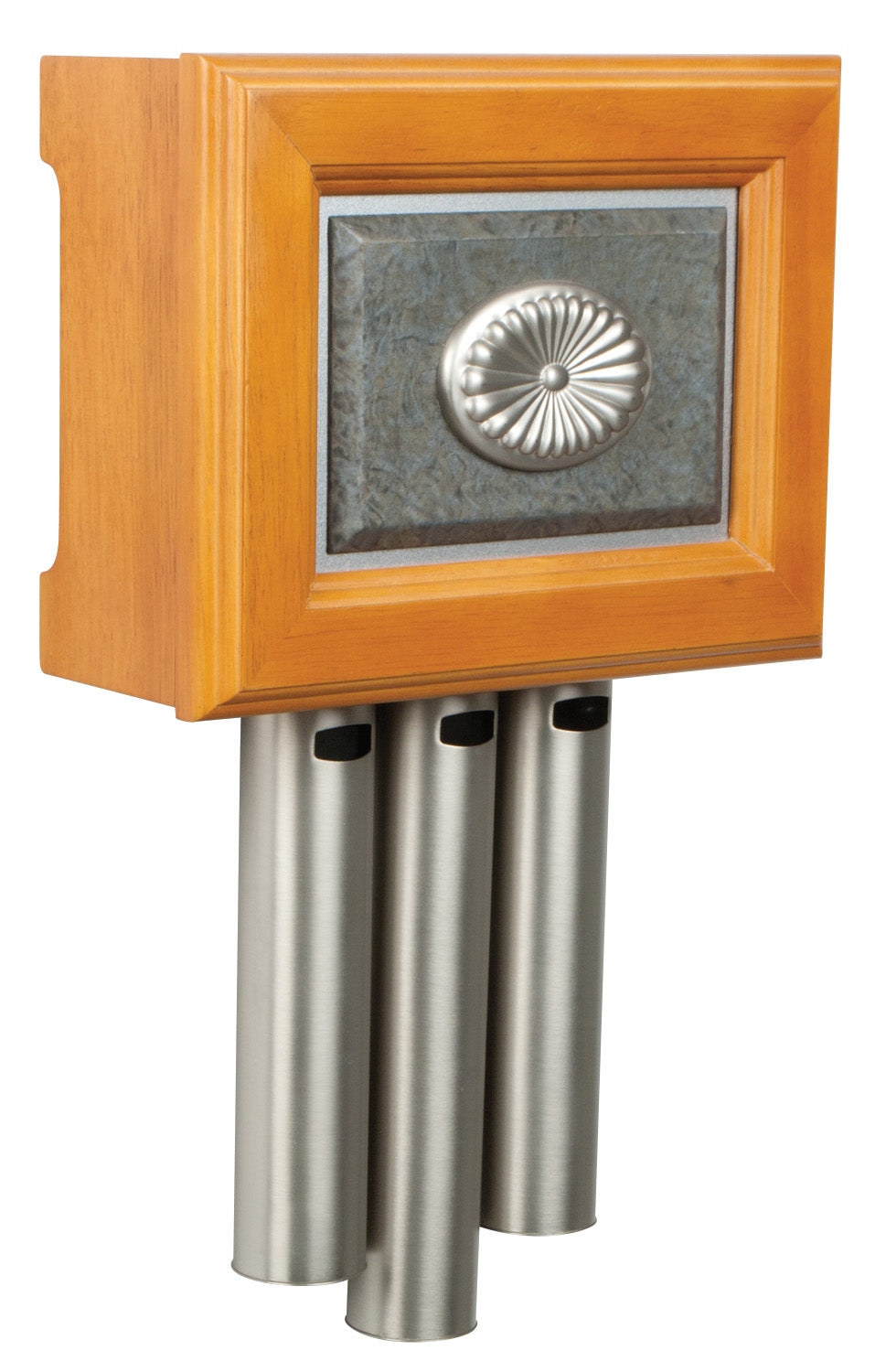 Westminster Decorative 3 Tube Short Chime in Pewter Door Chime Craftmade