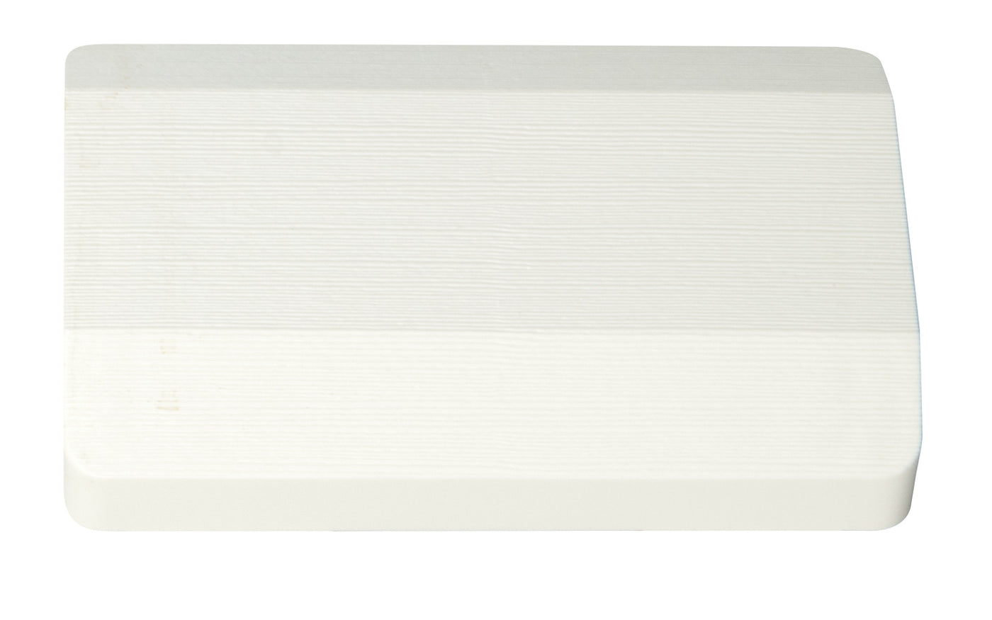 Basic Tapered Rectangle Chime in White Door Chime Craftmade