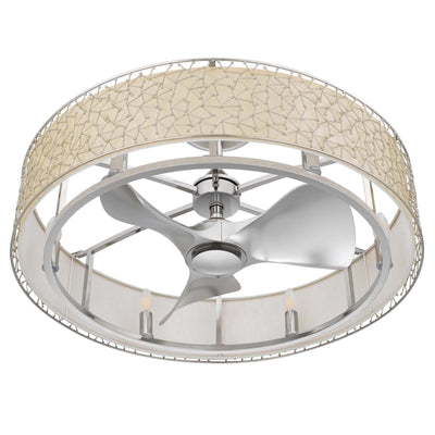 Ultra Quiet 6 Speed Dimmable Breezy Meadow Ceiling Fan Ceiling Fan Cal Lighting