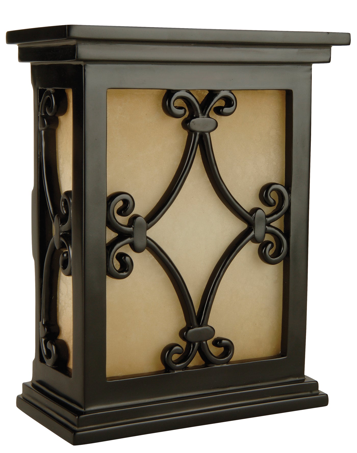 Hand-Carved Scroll Design Chime in Black Door Chime Craftmade