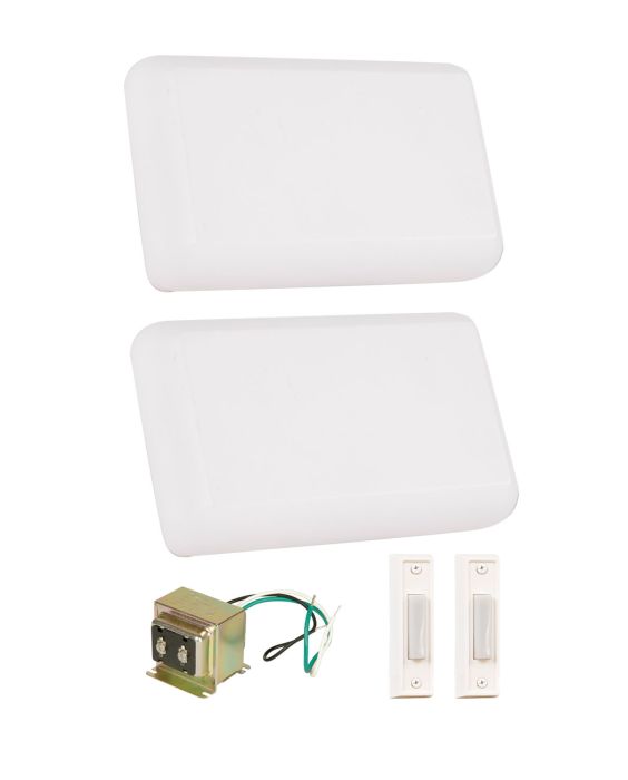 Builder  2 Chime Kit in White Door Chime Craftmade