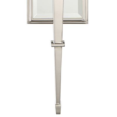 Clifton 1 Light Polished Nickel Sconce Wall Sconce Crystorama