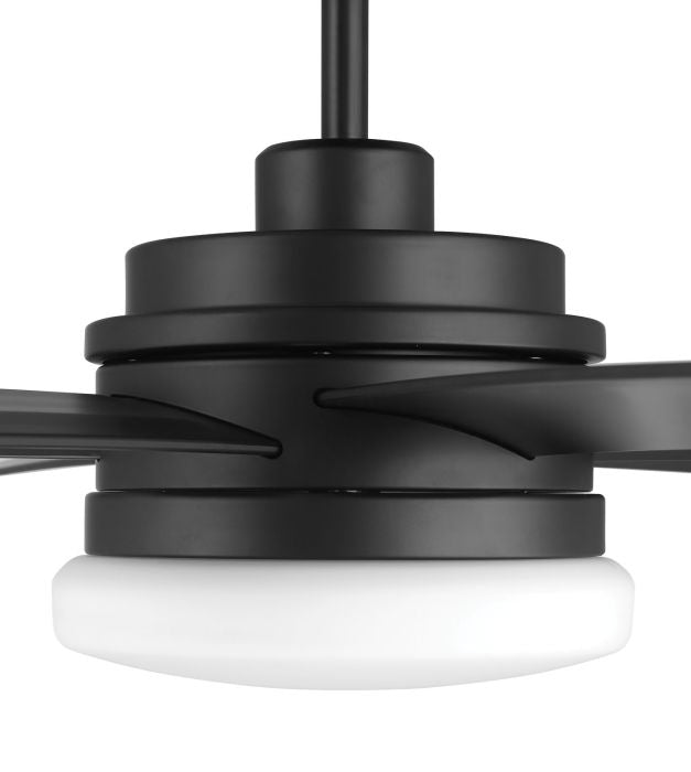 72" Chilz Smart Ceiling Fan, Flat Black, Integrated LED Light Kit, Remote & WiFi Control Ceiling Fan CRAFTMADE