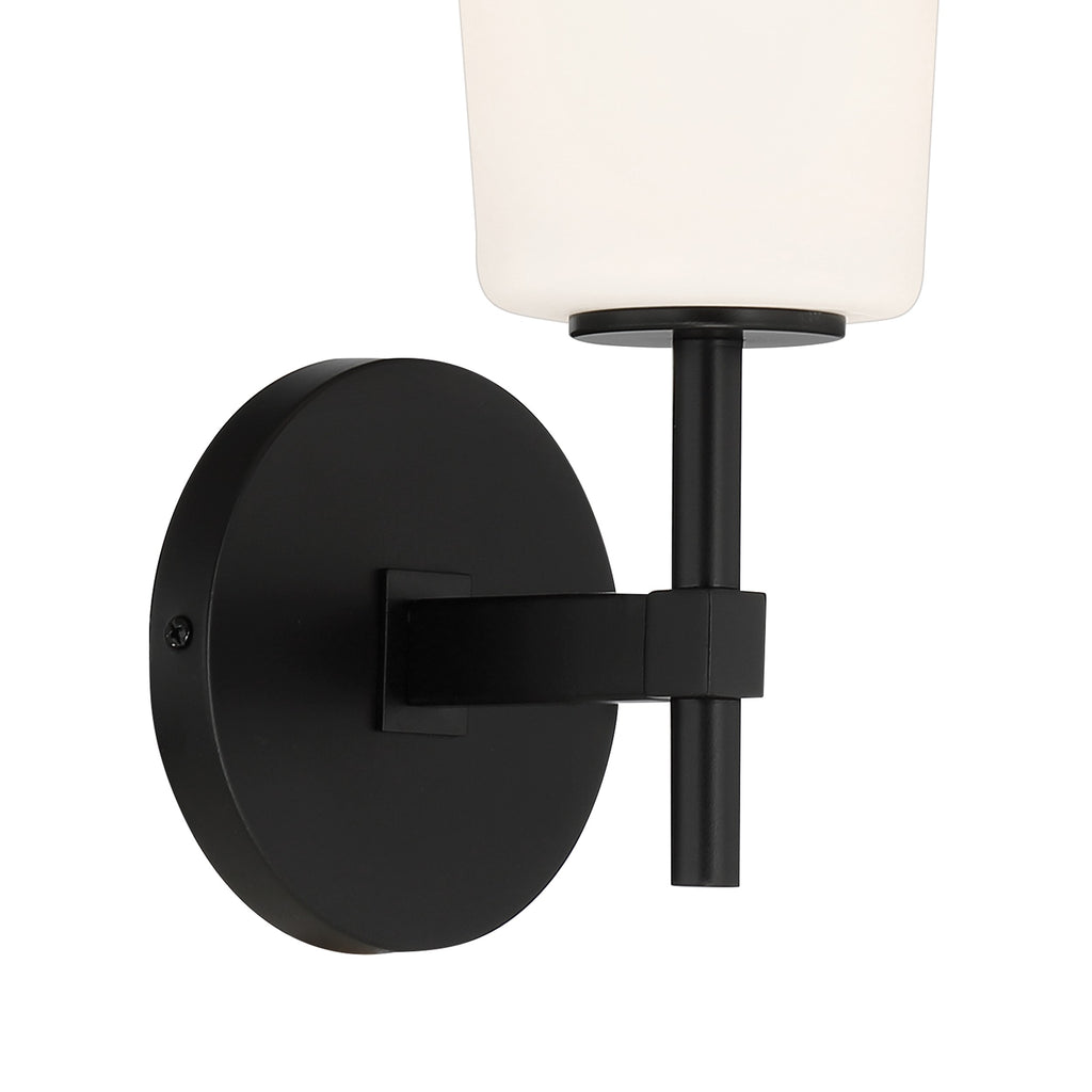 Colton 1 Light Black Bathroom Vanity Bath and Vanity Crystorama