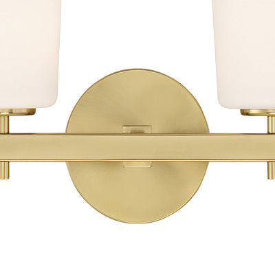 Colton 2 Light Aged Brass Bathroom Vanity Bath and Vanity Crystorama