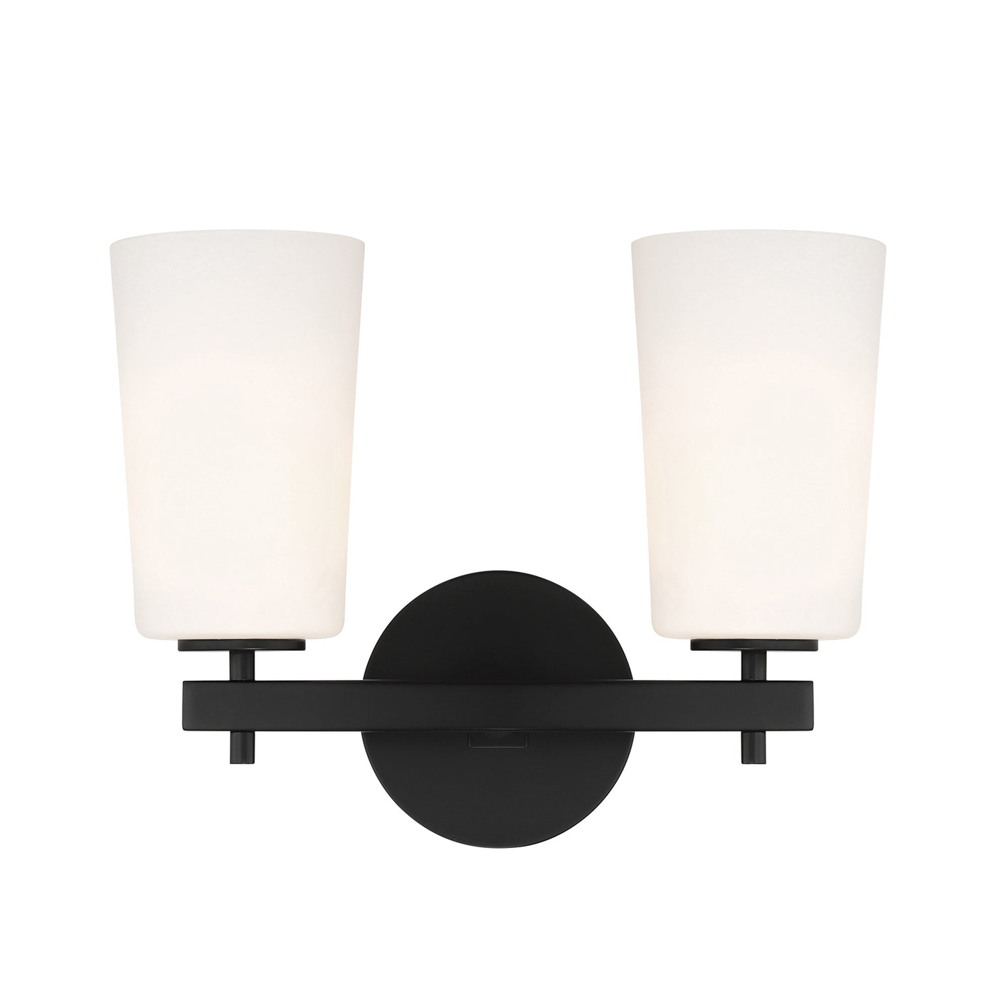 Colton 2 Light Black Bathroom Vanity Bath and Vanity Crystorama