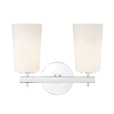 Colton 2 Light Polished Chrome Bathroom Vanity Bath and Vanity Crystorama