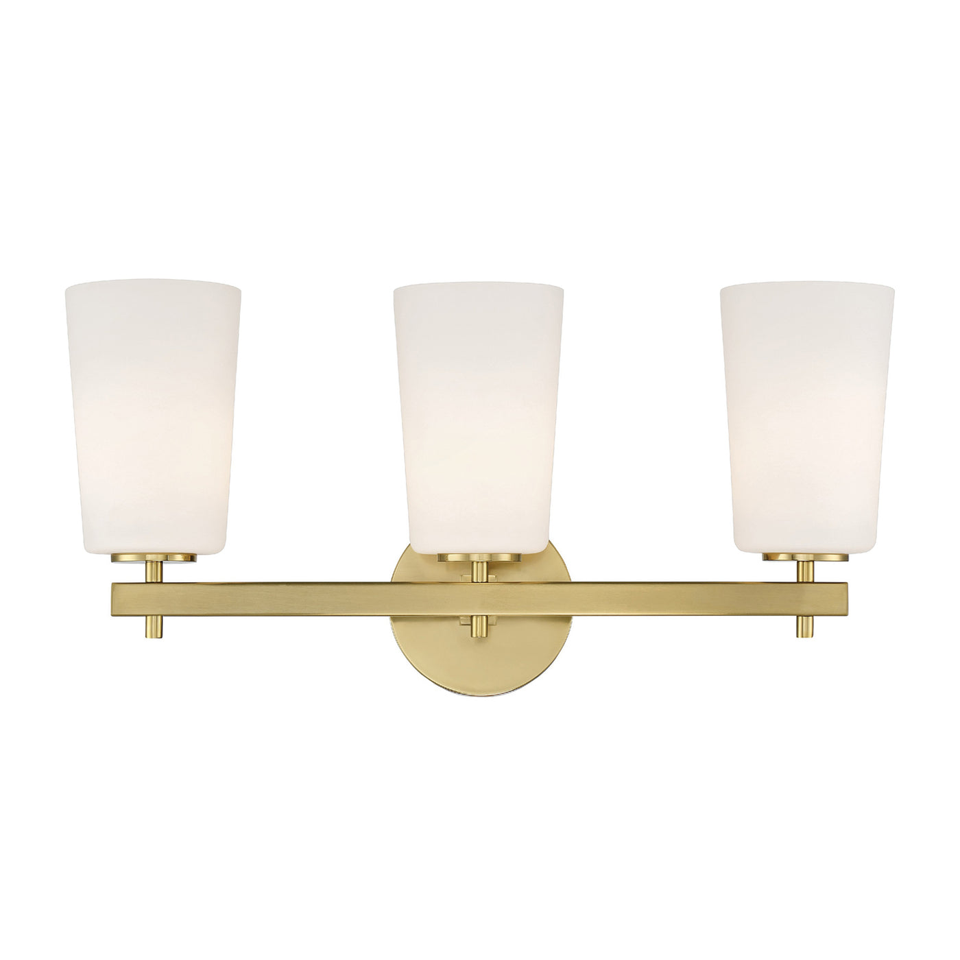 Colton 3 Light Aged Brass Bathroom Vanity Bath and Vanity Crystorama