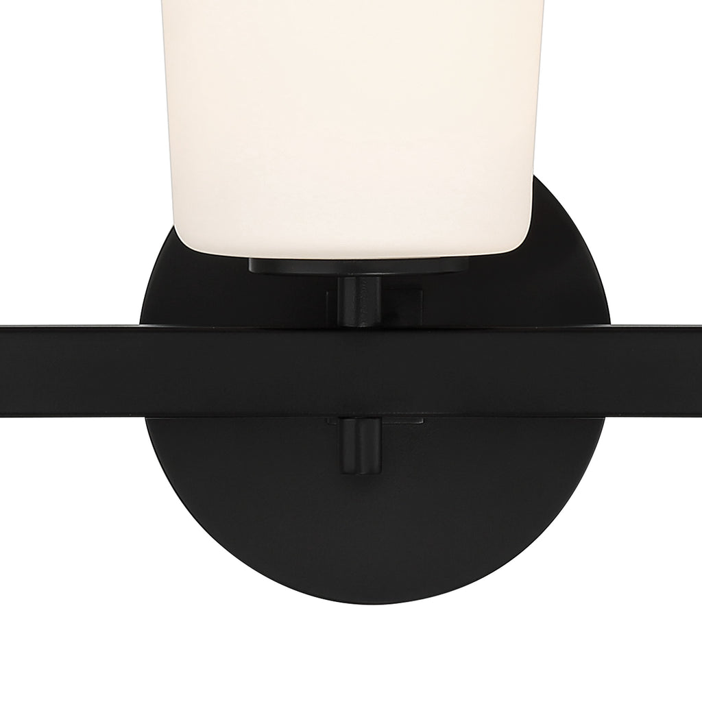 Colton 3 Light Black Bathroom Vanity Bath and Vanity Crystorama