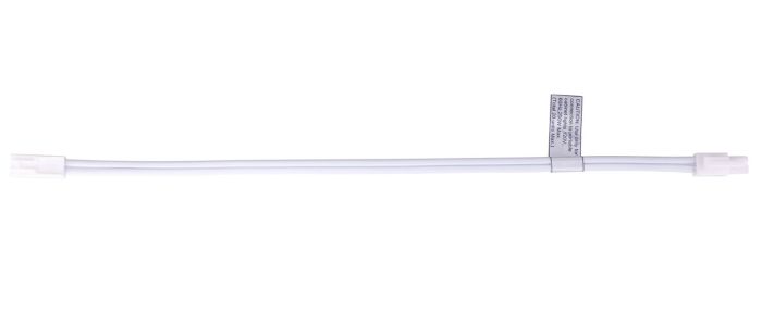 12" Puck Light Connector Cord in White