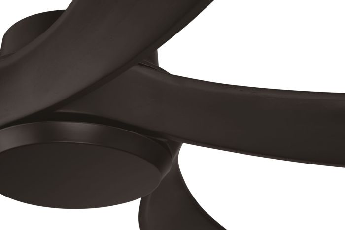 52" Captivate Indoor/Outdoor (Damp) in Flat Black w/ Flat Black Blades Ceiling Fan CRAFTMADE