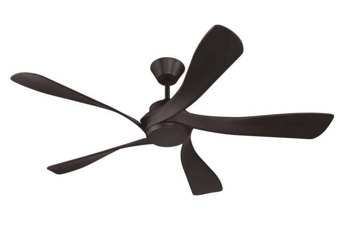 52" Captivate Indoor/Outdoor (Damp) in Flat Black w/ Flat Black Blades Ceiling Fan CRAFTMADE