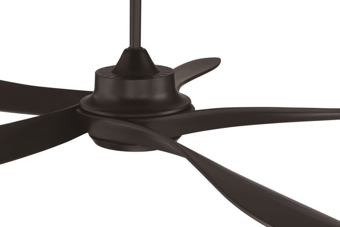 52" Captivate Indoor/Outdoor (Damp) in Flat Black w/ Flat Black Blades Ceiling Fan CRAFTMADE