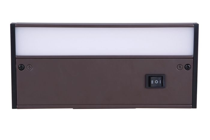 8" Under Cabinet LED Light Bar in Bronze Under Cabinet Lighting Craftmade